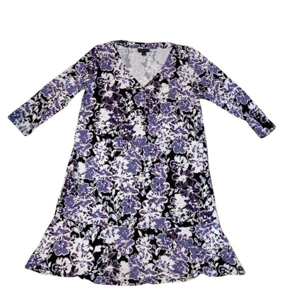 J. Jill purple floral dress